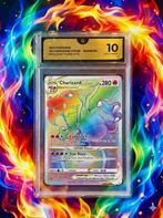 Charizard VSTAR Rainbow Rare #174 - CGC 10 Gem Mint, Ophalen of Verzenden, Zo goed als nieuw, Losse kaart, Foil