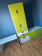 Kledingkast, bureau en grote opbergbox Ikea, Ophalen, Gebruikt, Eenpersoons