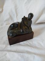 Bronzen Sculptuur - Leda & de zwaan - Anja Vosdingh, Verzenden