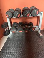 Dumbells set met rek Hastings, Sport en Fitness, Ophalen, Zo goed als nieuw, Dumbbell