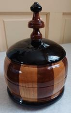 Willem III houten tabakspot met verschilende houtsoorten, Antiek en Kunst, Ophalen of Verzenden