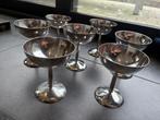 Verzilverd bestek ijs coupe's Sola 100 verzilverd. 7 x, Ophalen of Verzenden