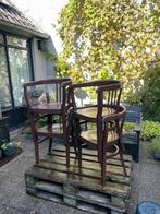 Franse biatro stoeltjes, Huis en Inrichting, Stoelen, Ophalen, Gebruikt, Bruin, Franse bistro