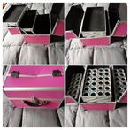 Beauty case,rose, Sieraden, Tassen en Uiterlijk, Beautycases, Ophalen, Gebruikt