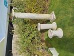 Griekse Zuilen van kunststof, Tuin en Terras, Tuinbeelden, Ophalen, Gebruikt, Kunststof