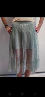 H&M kanten lichtgroen rok XS/34, Ophalen of Verzenden, Zo goed als nieuw, Maat 34 (XS) of kleiner, Groen