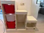 IKEA Trofast trap kast wit met vier bakken, Kinderen en Baby's, Ophalen, Zo goed als nieuw, 75 tot 100 cm, Minder dan 50 cm