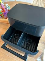 Dubbele Airfryer met 2 manden - 8L, 2600W, Ophalen, Zo goed als nieuw, Airfryer XXL, 1500 gram of meer