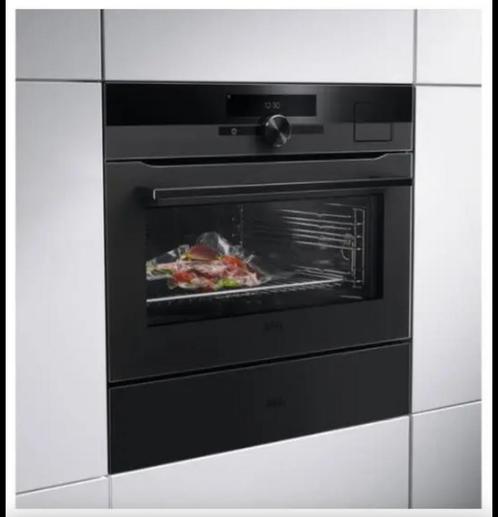 AEG KSK998230T 9000 steampro combi hetelucht stoomoven, Witgoed en Apparatuur, Ovens, Nieuw, Inbouw, Oven met grill, 45 tot 60 cm