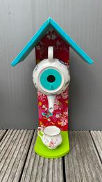 Vogelhuisje theepot, Tuin en Terras, Vogelhuisjes en Vogelbaden, Ophalen, Zo goed als nieuw