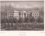 ARNHEM Het Paleis van Justitie - Terwen staalgravure 1858, Ophalen of Verzenden