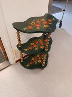 Leuk bijzet tafeltje, Huis en Inrichting, Tafels | Bijzettafels, Minder dan 55 cm, Gebruikt, Rond, Geen idee