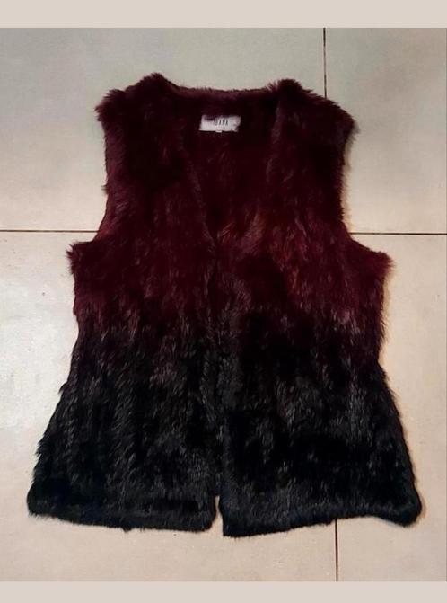 Ibana Gilet echt bont maat S/M (OPHALEN), Kleding | Dames, Bodywarmers, Zo goed als nieuw, Maat 38/40 (M), Rood, Ophalen