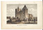 1860 - het kasteel van Heusden, Antiek en Kunst, Ophalen of Verzenden