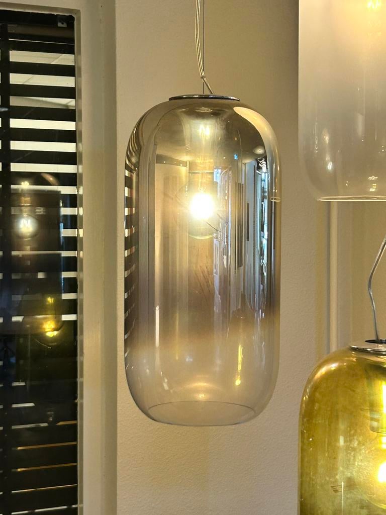 Artemide gople zilver large, Ophalen, Zo goed als nieuw, 75 cm of meer