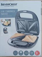 SilverCrest 3-in-1 Sandwich Toaster - Nieuw!, Ophalen of Verzenden, Uitneembare platen, Nieuw