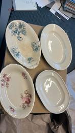 Ovale schaaltjes van p. Regout en mosa, Antiek en Kunst, Antiek | Servies compleet, Ophalen of Verzenden