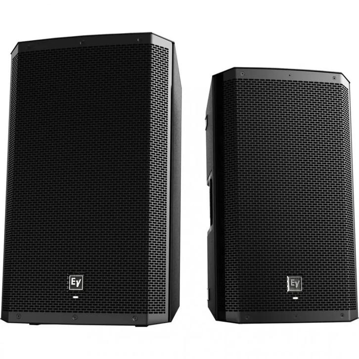 4x Electro Voice ZLX-15P Actieve Speakers Z.G.A.N., Audio, Tv en Foto, Luidsprekers, Zo goed als nieuw, Overige typen, 120 watt of meer