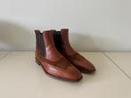 Van Bommel, brogue wingtip chelsea boots (8) 42, Kleding | Heren, Schoenen, Bruin, Boots, Ophalen of Verzenden, Zo goed als nieuw