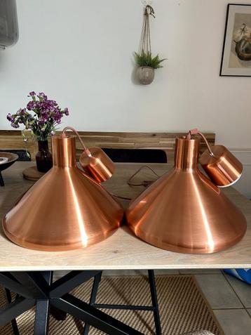 IKEA STÄKRA T 1510F koperlook hanglamp (2 stuks) beschikbaar voor biedingen