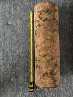 Brocante Rolkussen Bloemmotief Beige/Roze/Bruin, Huis en Inrichting, Ophalen, Gebruikt, Beige, Cilindervormig