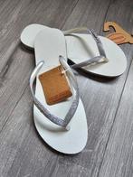 Wit glitter slippers Havaianas, maat 37-38, Nieuw (WW6), Ophalen of Verzenden, Nieuw, Wit