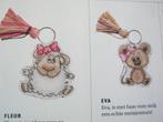 Borduurpatroon  Sleutelhanger popjes  Schaap en Muisje 9865, Hobby en Vrije tijd, Borduren en Borduurmachines, Verzenden, Nieuw