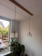 Hanglamp eettafel, Huis en Inrichting, Lampen | Hanglampen, Ophalen, Zo goed als nieuw, Glas, 75 cm of meer