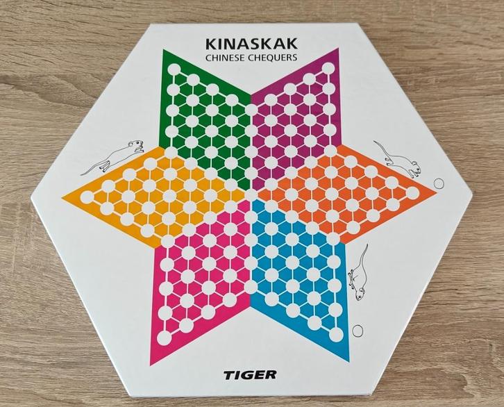 Chinese checkers, Hobby en Vrije tijd, Gezelschapsspellen | Bordspellen, Zo goed als nieuw, Een of twee spelers, Drie of vier spelers