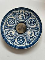 Delfts Blauw Herdenkingsbord Juliana & Bernhard 1987, Ophalen of Verzenden
