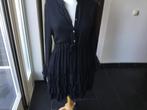 Leuk zwart noppen jurkje van vintage dressing. Maat m, Kleding | Dames, Maat 38/40 (M), Vintage Dressing, Zwart, Ophalen of Verzenden