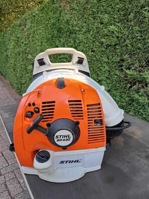 Stihl BR430, Tuin en Terras, Bladblazers, Zo goed als nieuw, Ruggedragen, Benzine, Ophalen