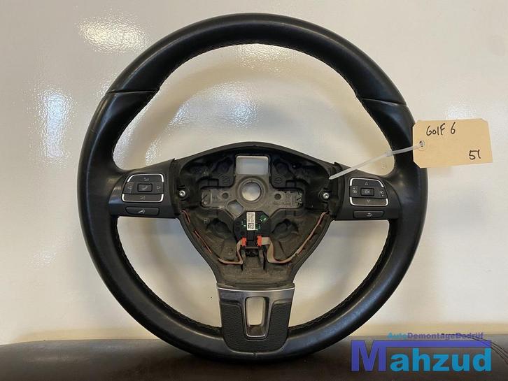 VW GOLF 6 Passat CC Transporter Stuurwiel stuur leer 2009+, Auto-onderdelen, Besturing, Volkswagen, Gebruikt, Ophalen of Verzenden