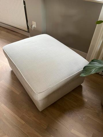 Ikea Kivik voetenbank met opbergruimte beige izgs - afbeelding 3