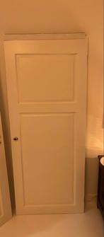 Witte binnendeur, Ophalen, 80 tot 100 cm, Binnendeur, Zo goed als nieuw