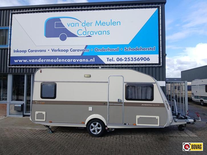 Avento Touristique Comfort 465 TF, Caravans en Kamperen, Caravans, Bedrijf, tot en met 4, 1000 - 1250 kg, Standaardzit, Avento