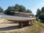 Koopje ex zeilboot met lopende buitenboordmotor, Watersport en Boten, Ophalen, Gebruikt, Polyester, Benzine