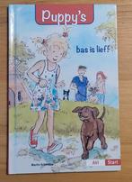 Puppy's - Bas is lief!, Boeken, Ophalen of Verzenden, Zo goed als nieuw, Martin Scherstra, Sprookjes