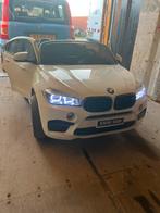 Elek.. kinderauto - model BMW X6 2 personen, Ophalen, Gebruikt