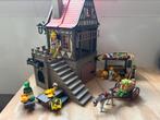 Playmobil vintage kasteel vakwerkhuis ridders, Ophalen of Verzenden, Gebruikt, Complete set