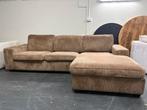 Ribstof Hoekbank, Huis en Inrichting, Banken | Complete zithoeken, Ophalen of Verzenden, Zo goed als nieuw