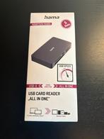 Hama USB kaartlezer All in One, Computers en Software, Geheugenkaartlezers, Ophalen of Verzenden, Nieuw, Hama