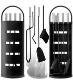Openhaard Set 5-Delig Zwart, Ophalen of Verzenden, Nieuw, Houthaard