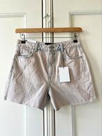 Pieces denim shorts high waist blauw/roze, maat M - NP 39,99, Ophalen of Verzenden, Nieuw, Overige kleuren, W28 - W29 (confectie 36)