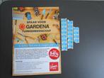 19 Vomar tuin gereedschap zegels = 2 volle kaarten, Verzamelen, Supermarktacties, Vomar, Verzenden