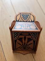 Antiek Jugendstil wanddoosje met florale inleg, Ophalen of Verzenden