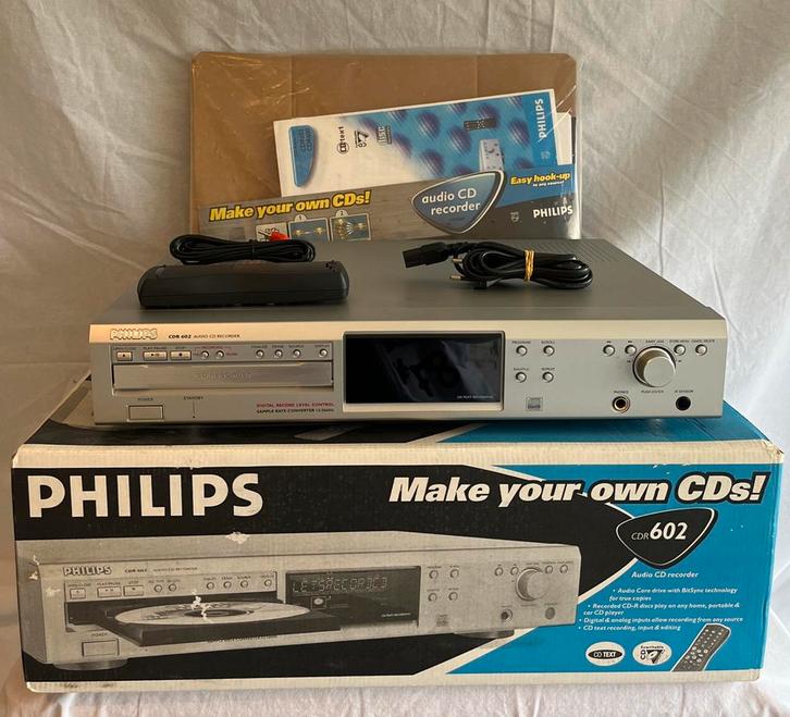 Philips CDR 602 CD-Recorder - Nieuw in doos!, Audio, Tv en Foto, Cd-spelers, Nieuw, Philips, Ophalen of Verzenden