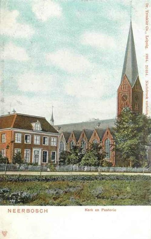 (301-259-021) Neerbosch Kerk en Pastorie, Verzamelen, Ansichtkaarten | Nederland, Gelderland, Verzenden