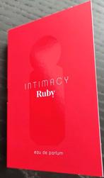 RUBY INTIMACY edp sample proefje NIEUW testertje dames geur, Sieraden, Tassen en Uiterlijk, Uiterlijk | Parfum, Nieuw, Ophalen of Verzenden