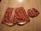 Matching vader-zoon zwembroeken van het merk Your Wishes, Maat 52/54 (L), Ophalen of Verzenden, Zwemshort, Rood